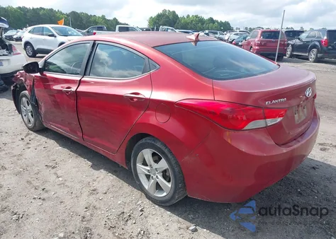 2011 Hyundai Elantra Gls (Ulsan Plant) из США, поврежденный, VIN KMHDH4AE5BU093228